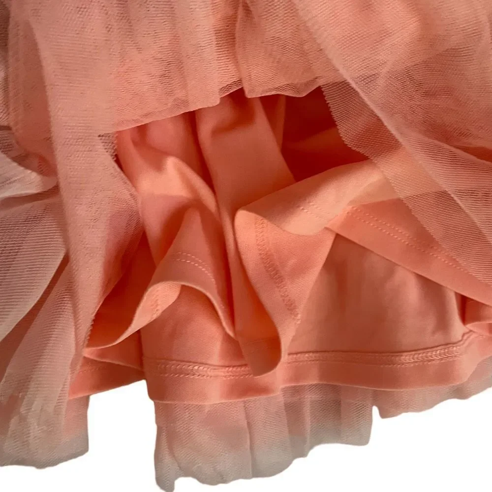 ❤️ The Children's Place Tutu Peach Dress Size 6-9 Months